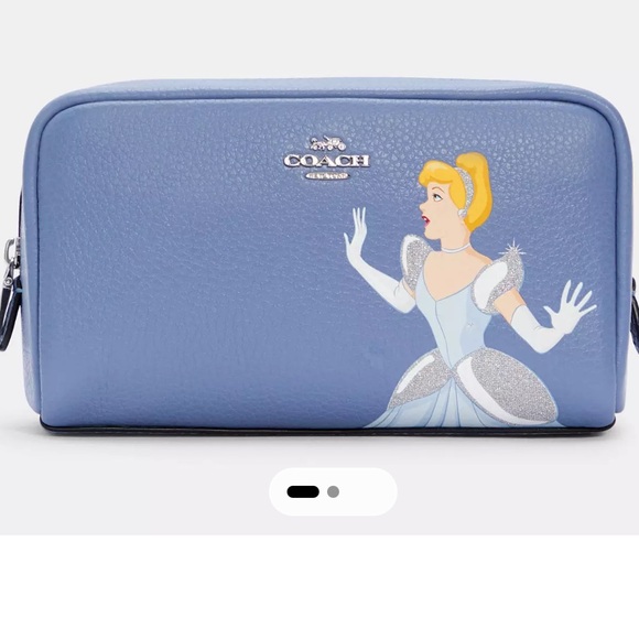 NWT Coach Disney Cinderella cosmetic boxy bag - Picture 1 of 10